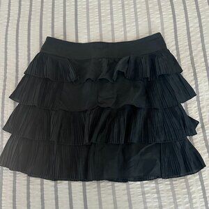 GAP Black Tiered Ruffle Mini Skirt – Size 4